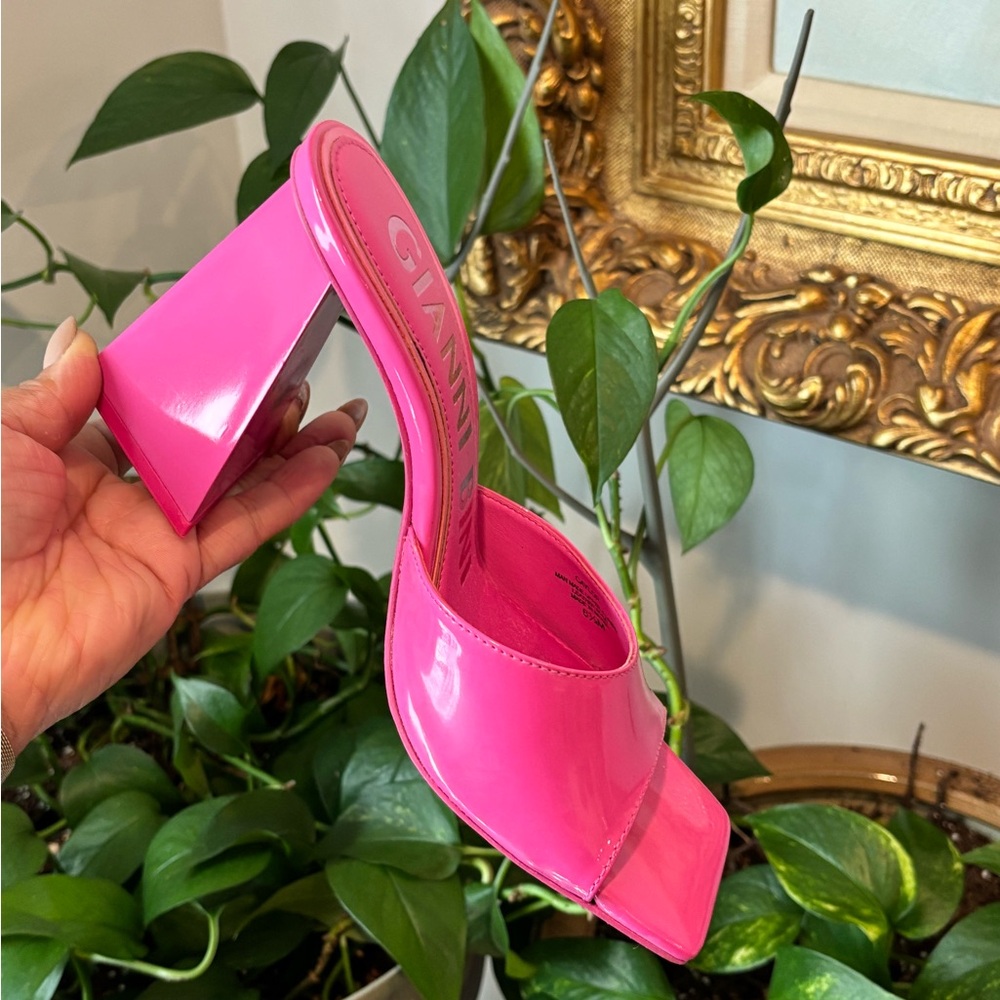 Gianni Bini Hot Pink Heeled Sandals